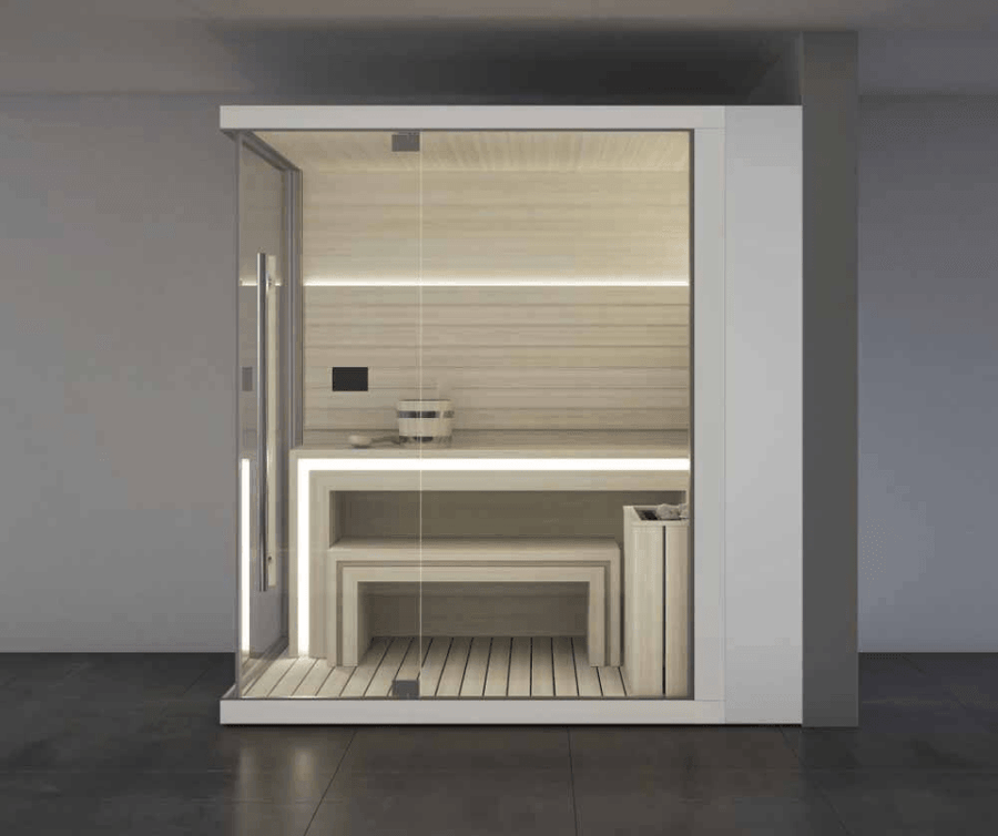 JACUZZI SASHA SAUNA COM PORTA NO LADO MAIOR
