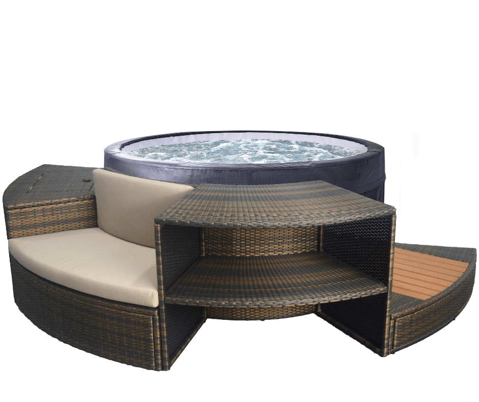 NetSpa Vita 4 plazas Mueble incluido