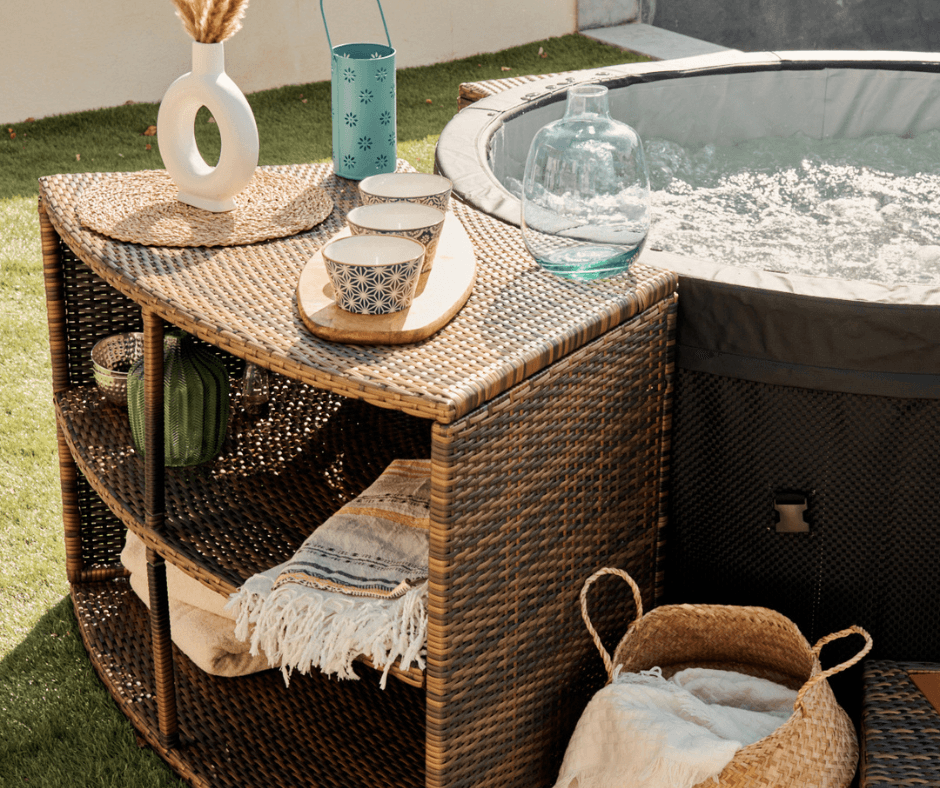 NetSpa Vita 4 plazas Mueble incluido