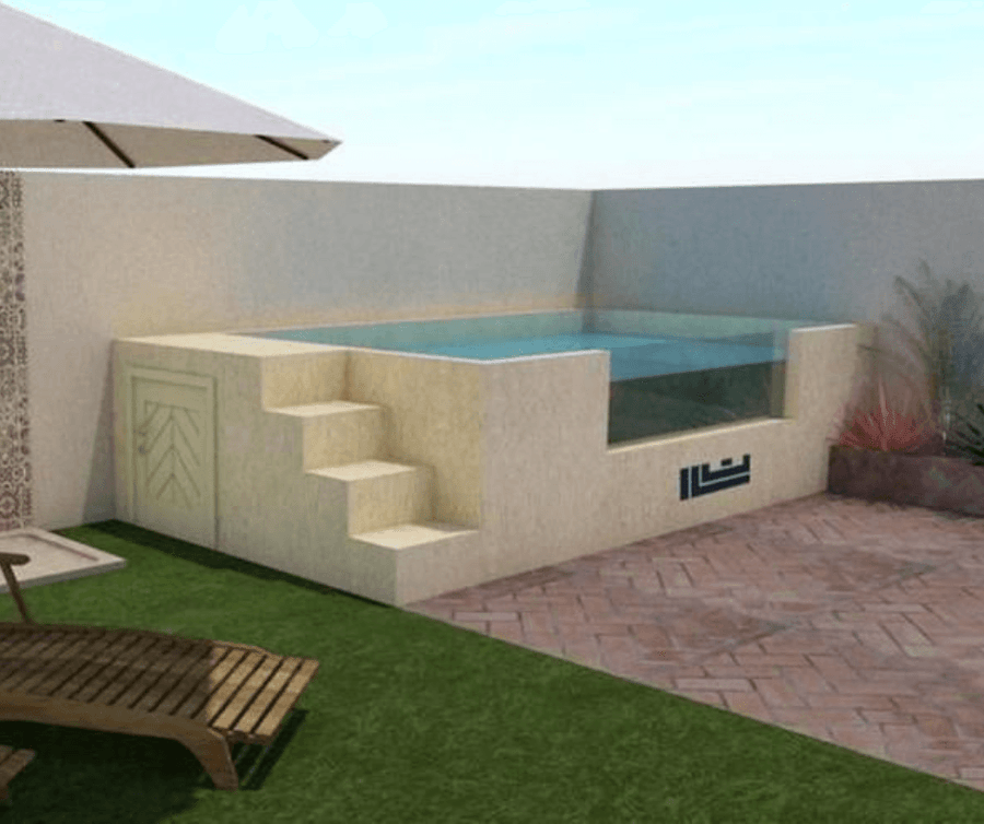Compact Pool: Piscina Elevada de Aço Compacta