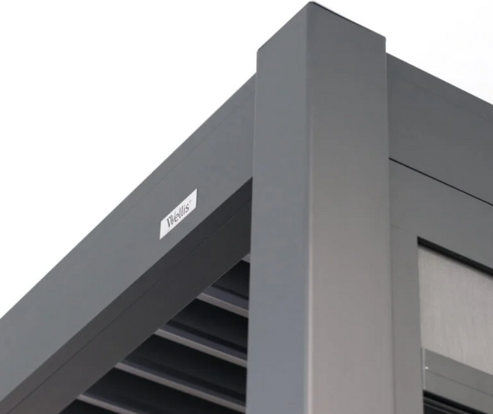 PERGOLA BIOCLIMATICA MOTIONFLEX 400 CON ILUMINACION LED BLANCA
