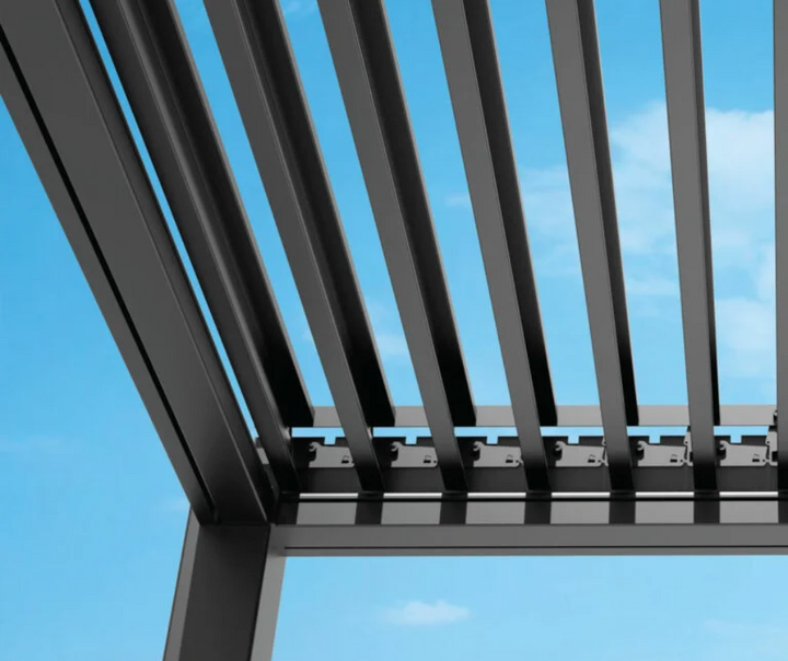 PERGOLA BIOCLIMATICA MOTIONFLEX 300 CON ILUMINACION LED BLANCA
