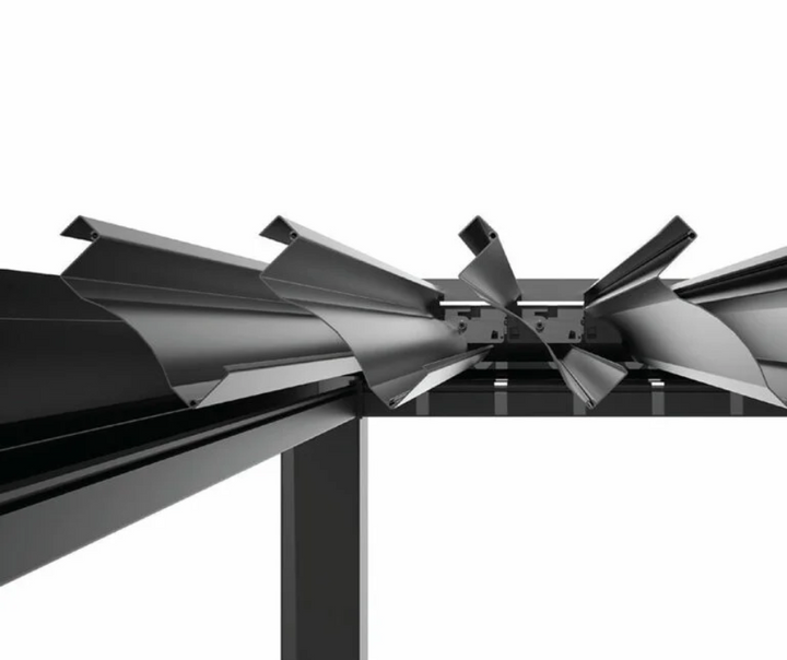 PERGOLA BIOCLIMATICA MOTIONFLEX 400 CON ILUMINACION LED BLANCA