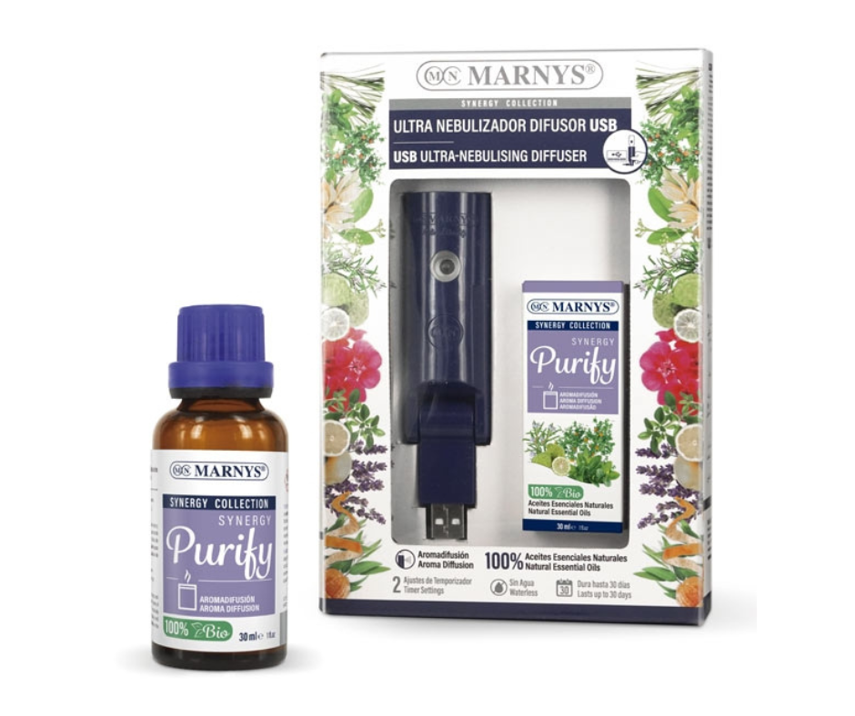 Marnys Combo USB Ultra nebulizador + Synergy Collection