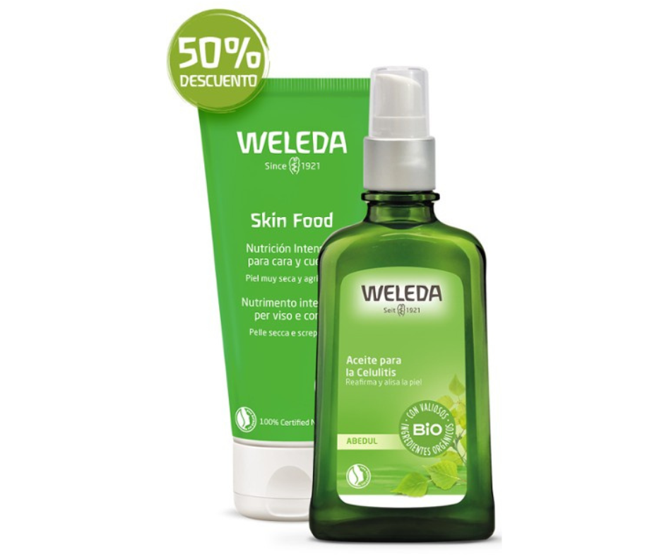 Weleda Pack Aceite Abedul + Skin Food 30ml (50% Dto)